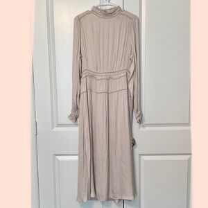 H&M Satin Long Sleeve Maxi Dress